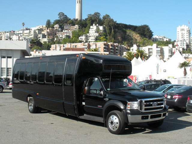 31 Passenger Executive Limousine Bus Rental for Weddings & Events - Gallery image