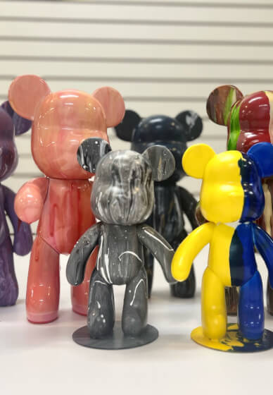 Bearbrick Painting Workshop for Creative Team Building - Gallery image