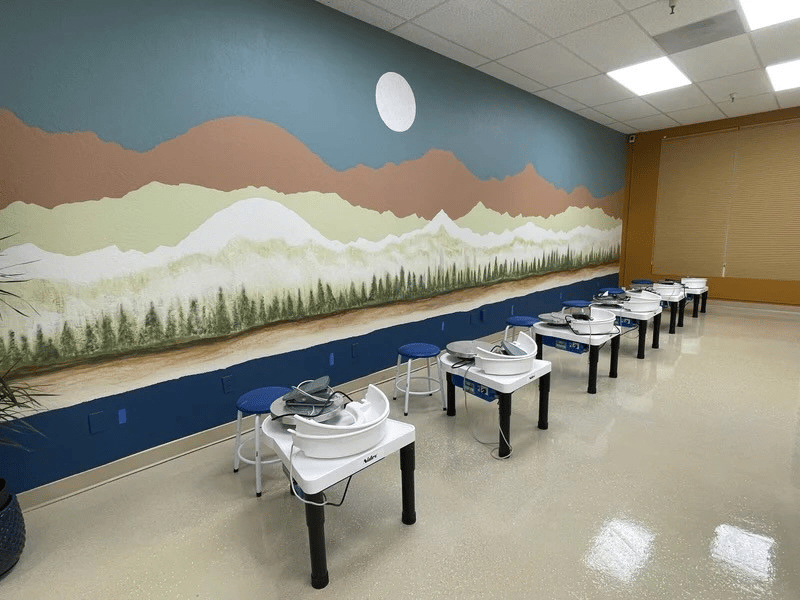 Pottery Wheel & Pottery Painting Combo Experience - Gallery image