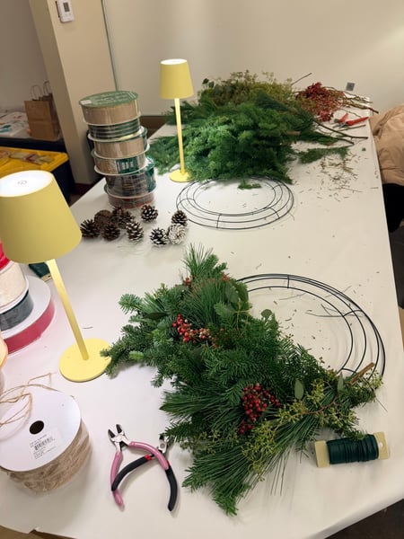 Holiday Wreath Making Workshop - Gallery image