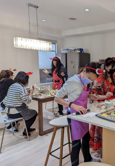 Festive Holiday Cupcake Decorating Team Building Experience - Gallery image