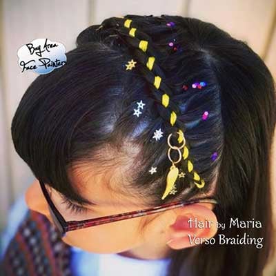Hair Bling Tinsel & Glitter Bar (1 Artist, 2 to 4 Hours) - Gallery image
