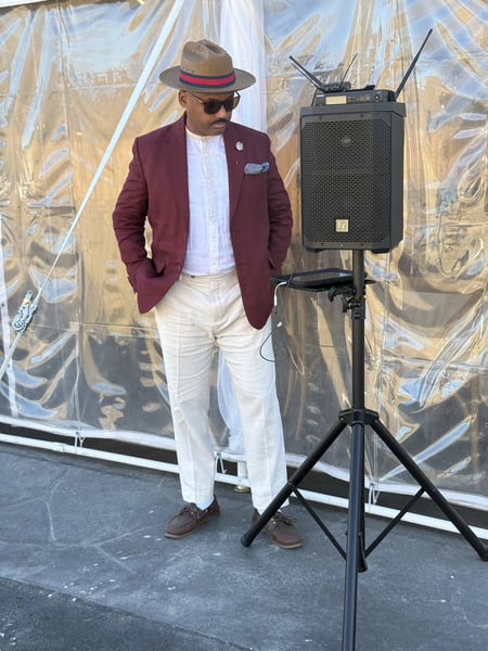 Five-Hour Reception DJ MC with Sound and Dance Floor Lighting - Gallery image
