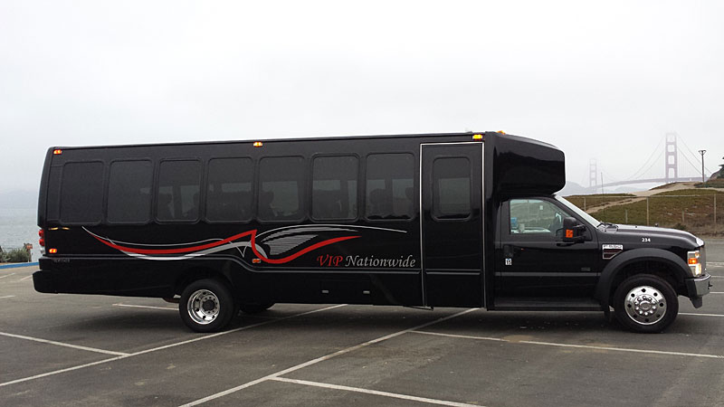 30 Passenger Limo Bus Luxury Rental for Weddings, Proms & Parties - Gallery image