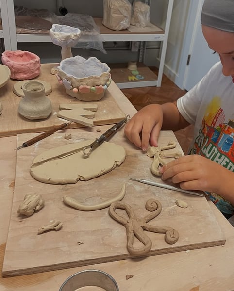 Kids Pottery Party: Two Hours of Handbuilding for Ages 6 and Up - Gallery image