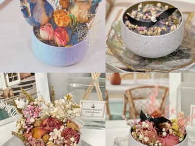 Dried Flower Candle Making Experience