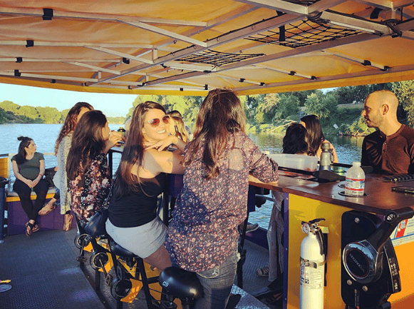 Boat Experience on the Oakland Estuary: Pedal-Powered - Gallery image