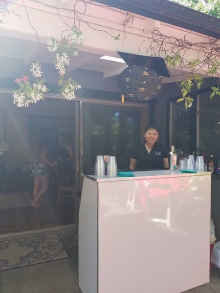 Mobile Bartender Service with Portable Bar for Private Events - Gallery image