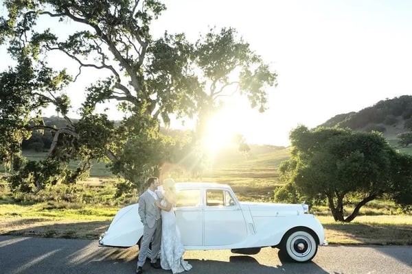 Vintage European Classic Car for Sacramento Area Weddings - Anniversary - Featured image