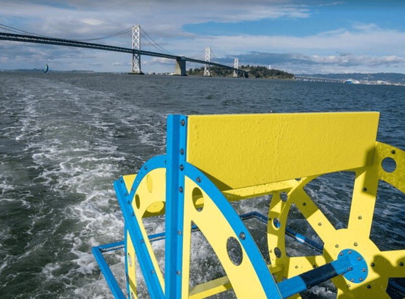 Boat Experience on the Oakland Estuary: Pedal-Powered - Gallery image