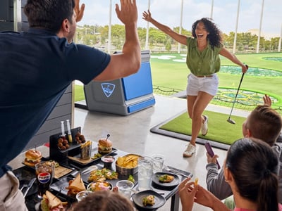 Ultimate Golf + Food & Beverage Package (2-Bay)