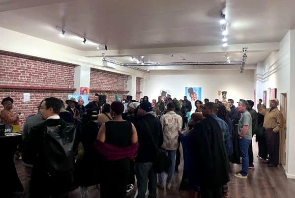 Creative Gallery with Projector for Up to 100 Guests, 1,800 Sq Ft - Anniversary in Oakland - Featured image