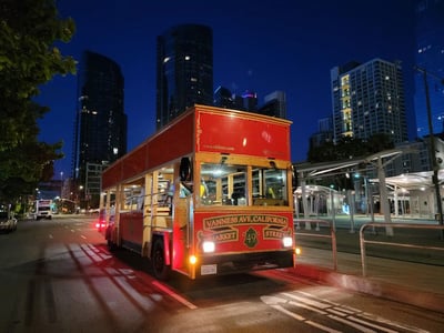 65 Passenger Open Top Double Decker Bus Luxury Rental for Parties