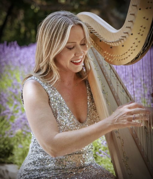 Solo Harpist for Wedding and Memorial Service, Receptions - Gallery image