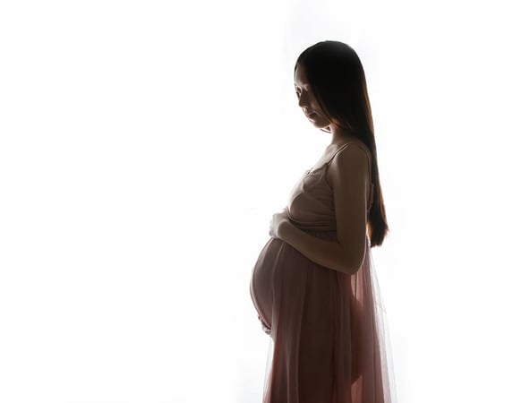 Maternity Studio Photography One-Hour Family Portrait Session - Anniversary in San Mateo - Featured image