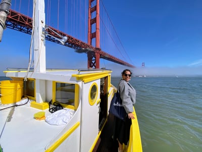 Exclusive Golden Gate Voyage on Historic Yellow Boat