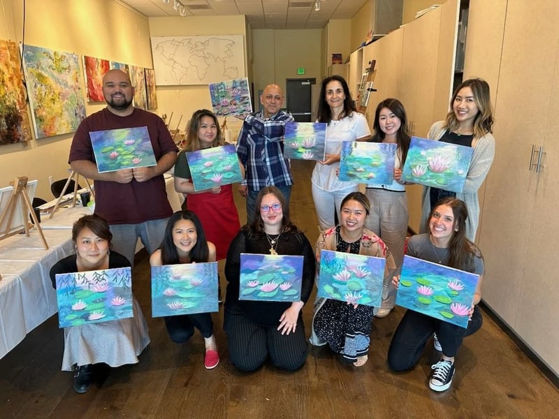 Paint and Sip Team Building Workshop - Gallery image
