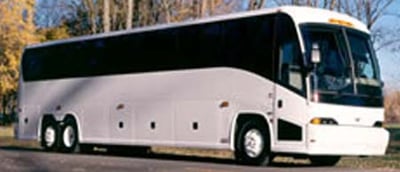 55 Passenger VIP Coach Premium Rental for Weddings & Celebrations