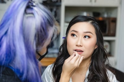 Bridal Makeup Application Service for the Wedding Day Bride
