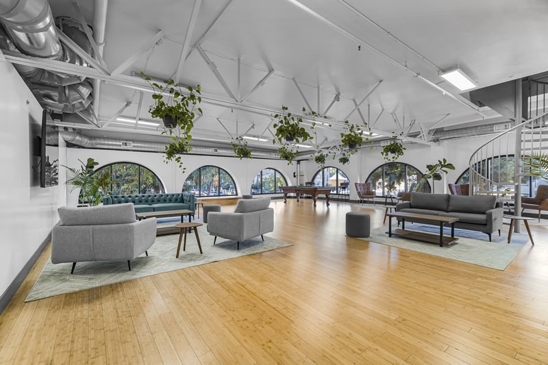 Sunlit Plant-Filled Loft with Arched Windows in Redwood City - Gallery image
