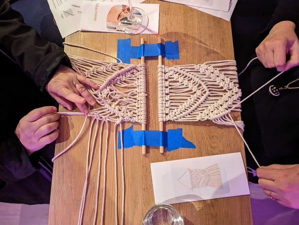 Macrame and Sip Workshop: Knot Your Own Boho Wall Hanging - Holiday Party in San Francisco - Featured image