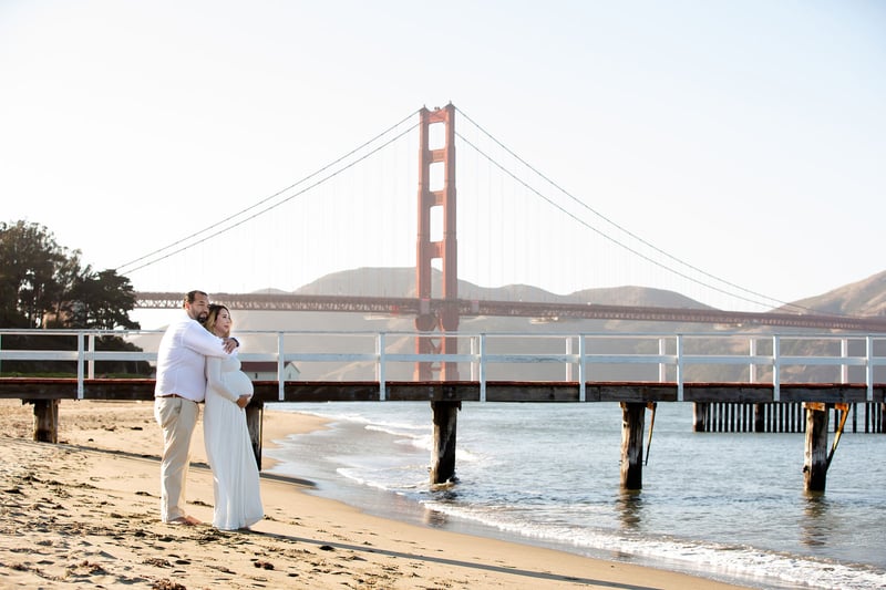 Maternity Studio Photography One-Hour Family Portrait Session - Gallery image