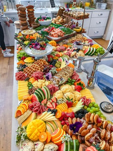Extra Large Flat Lay Grazing Table for Big Celebrations