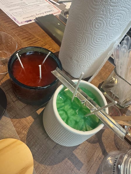 Kids Candle Making Workshop with Custom Scent Blending and Label - Gallery image