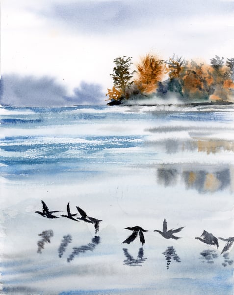 Watercolor Mountain Landscapes Workshop for Beginner Painters - Gallery image