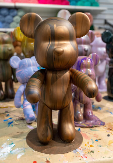 Bearbrick Painting Workshop for Creative Team Building - Gallery image