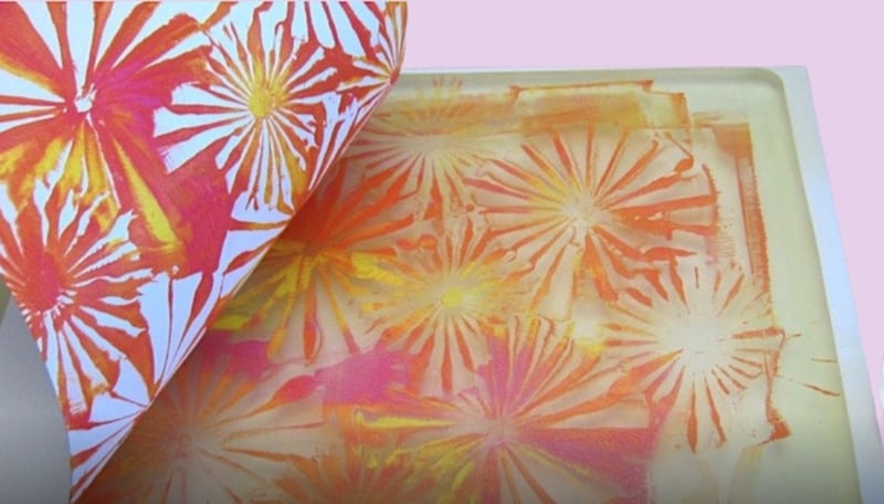 Gelli Plate Monoprinting Workshop with Inks, Stencils and Brayers - Featured image