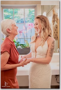 On-Location Mother of the Bride Hair Styling Wedding Day
