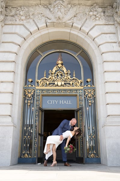 City Hall Wedding Photography Three-Hour Multi-Location Coverage - Gallery image