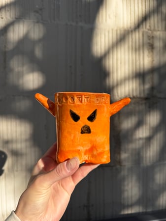 Halloween Ghost Mug Pottery Class - Holiday Party in San Francisco - Featured image