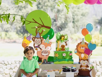 Jungle Animal Birthday Theme