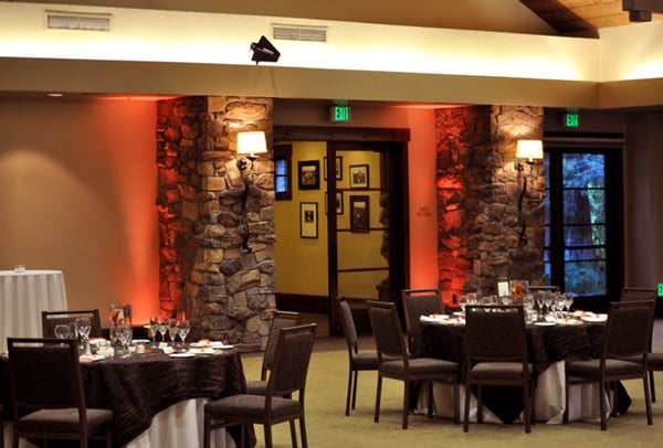 Intelligent Moving Heads Pair on Totems With Gobo Selection - Anniversary - Featured image