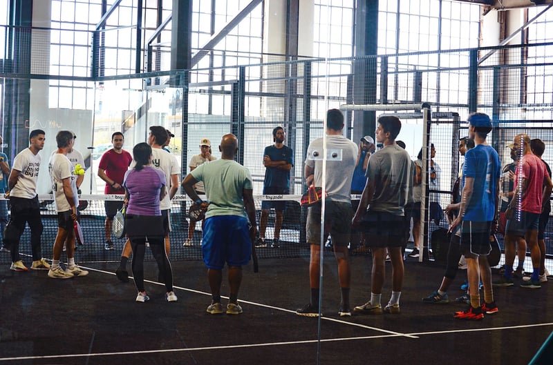 Padel Rally & Play Experience with Catering in Dogpatch - Featured image