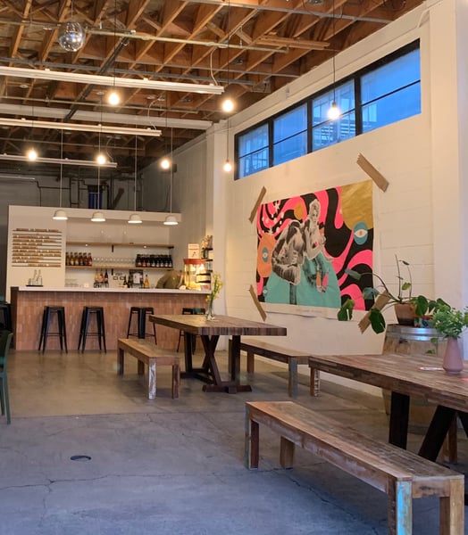 Intimate Urban Winery Event Space with Natural Wine Service - Featured image