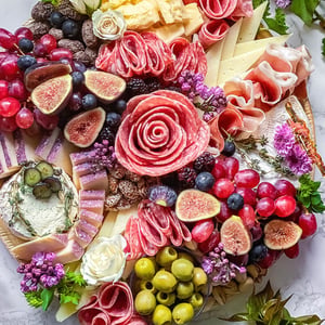 Cheese and Charcuterie Grazing Platter for Midsize Parties
