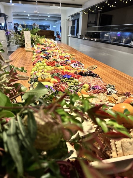 Flat Lay Cheese and Charcuterie Grazing Table for Events - Gallery image