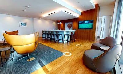 Lounge with Kitchen and Fireplace for Events, Up to 32 Guests