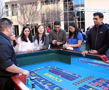 Up All Night Casino Rental Package for Grad Night Programs