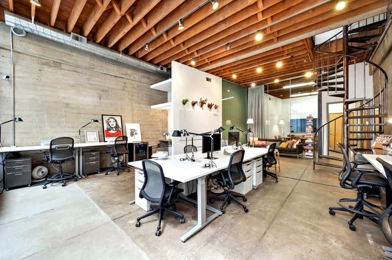 Office Loft with Floor-to-Ceiling Windows in Showplace Square - Gallery image