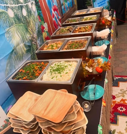 Casual Buffet Dinner Catering with Fusion Street Flavors - Anniversary - Featured image