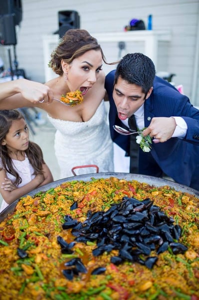Live Cooking Spanish Paella Buffet with Tapas Sangria and Servers - Gallery image