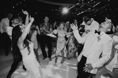Reception Only Wedding DJ MC with Sound and Dance Lights