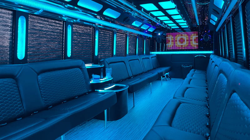 Executive Charter Bus with Restroom Rental for Up to 36 Guests - Gallery image