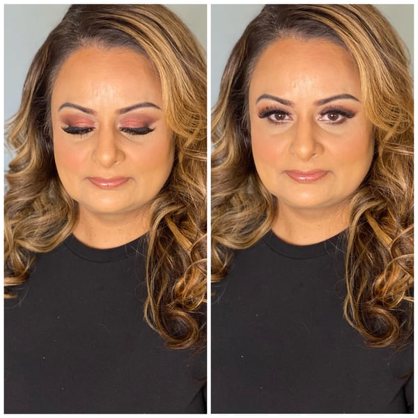 Bridal Wedding Makeup Trial Session, On-Location for Bride - Gallery image