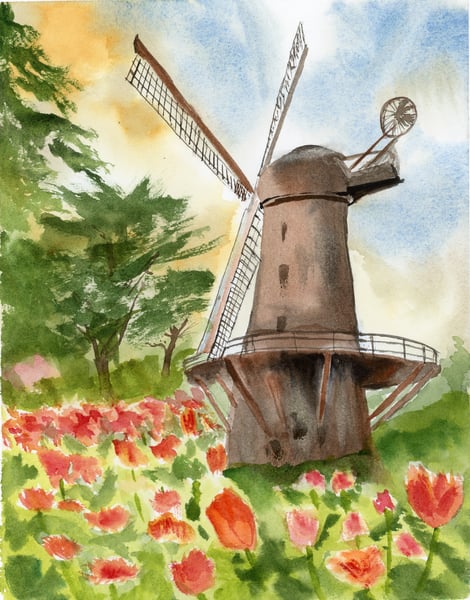 Watercolor Mountain Landscapes Workshop for Beginner Painters - Gallery image