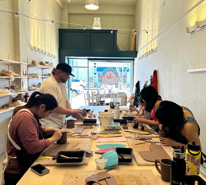Ceramic Mug Making Workshop: Hand Build Two Mugs From Clay Slabs - Gallery image